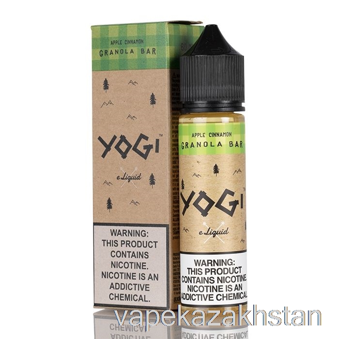 Vape Disposable Apple Cinnamon Granola Bar - Yogi E-Liquid - 60mL 0mg